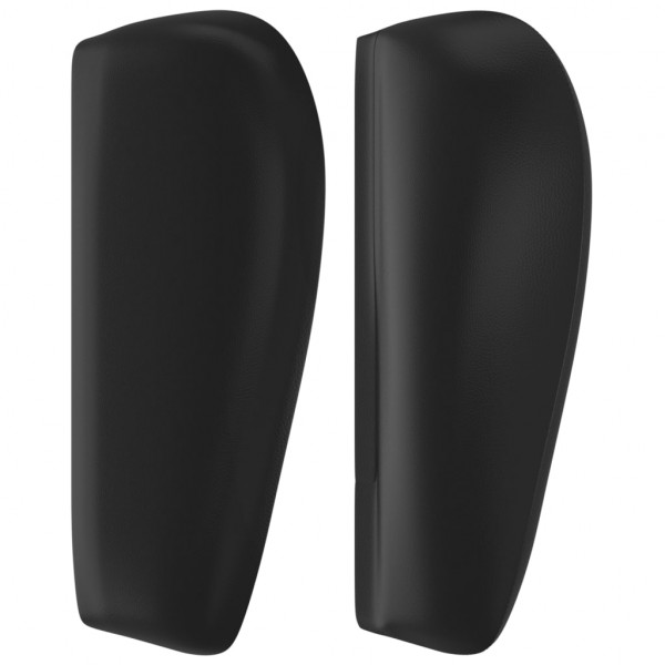 Cabecero de cuero sintético negro 93x23x78/88 cm M 4