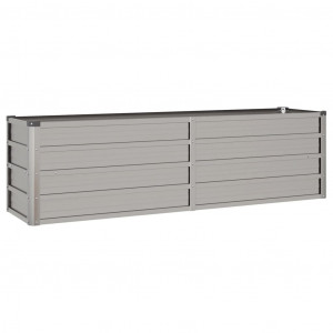 Arriate oxidado de acero corten 160x40x45 cm H