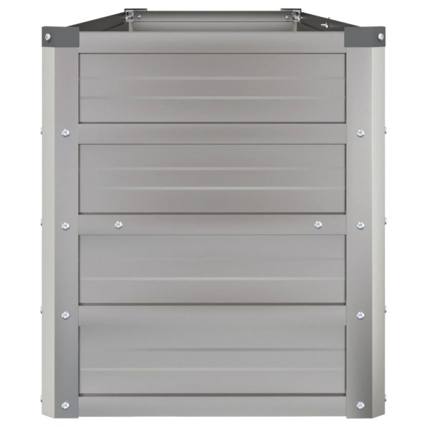 Canteiro de jardim 160x40x45 cm aço corten cor enferrujado M 5