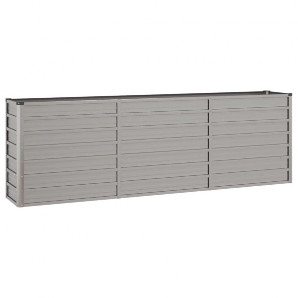 Arriate oxidado de acero corten 240x40x77 cm M 2