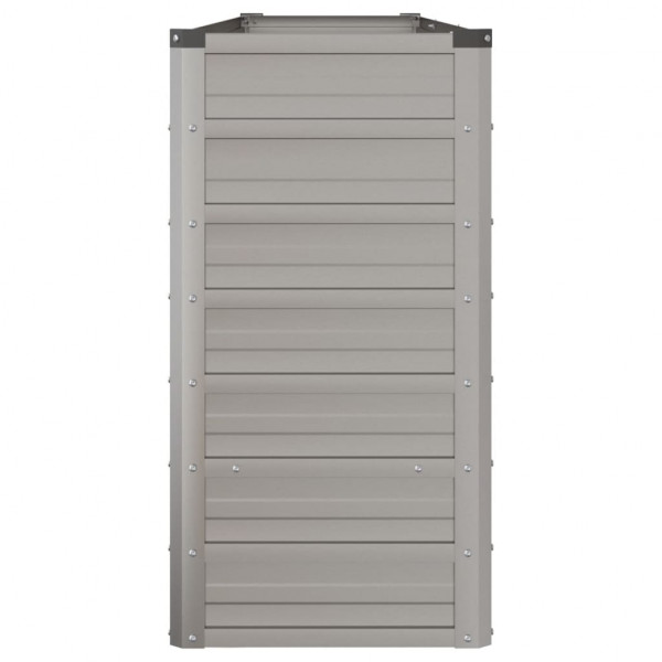 Arriate oxidado de acero corten 240x40x77 cm M 5