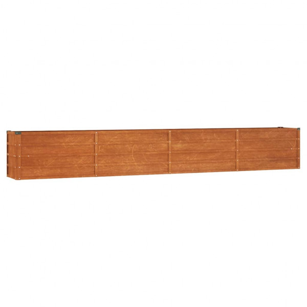 Arriate oxidado de acero corten 320x40x45 cm M 3