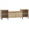 Mueble para TV madera contrachapada roble Sonoma 160x35x55 cm 2
