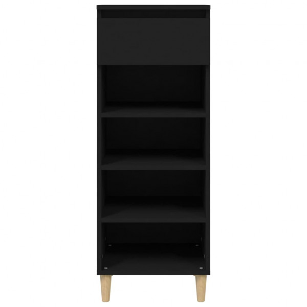 Sapateira 40x36x105 cm derivados de madeira preto M 3