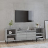 Mueble para TV madera contrachapada gris Sonoma 160x35x55 cm 1