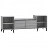 Mueble para TV madera contrachapada gris Sonoma 160x35x55 cm 2
