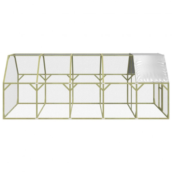 Galinheiro 268x500x190 cm madeira de pinho maciça impregnada M 4