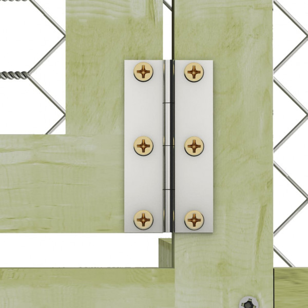 Galinheiro 268x500x190 cm madeira de pinho maciça impregnada M 5