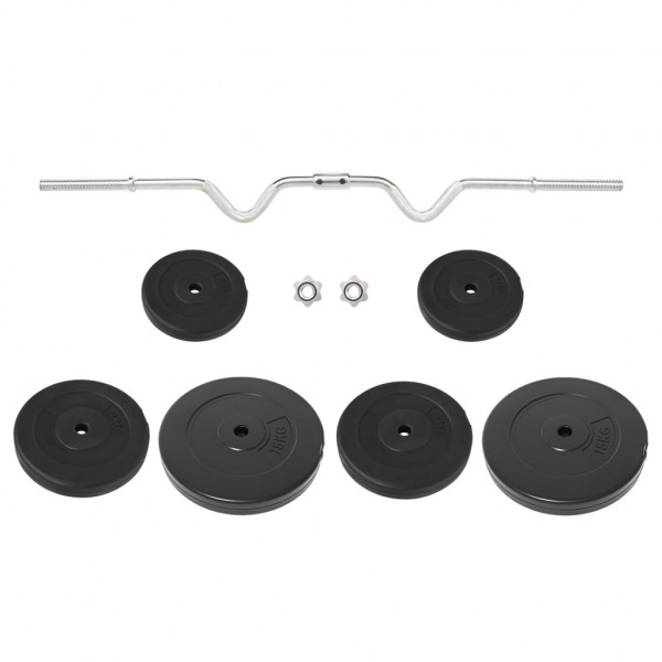 Mancuerna curl con discos 60 kg M 2