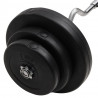 Barra curl com discos 60 kg 5