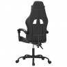Silla gaming giratoria cuero sintético negro y camuflaje 5