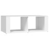 Mesa de centro 100x50x36 cm derivados de madeira branco 2