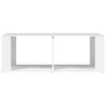 Mesa de centro madera contrachapada blanco 100x50x36 cm 5
