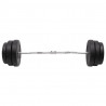 Barra curl com discos 90 kg 3
