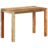 Mesa de comedor madera maciza reciclada 110x55x76 cm 1