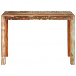 Mesa de jantar 110x55x76 cm madeira recuperada maciça H