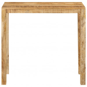 Mesa alta de bar madera maciza de mango 112x55x108 cm H