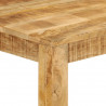 Mesa alta de bar madera maciza de mango 112x55x108 cm 5