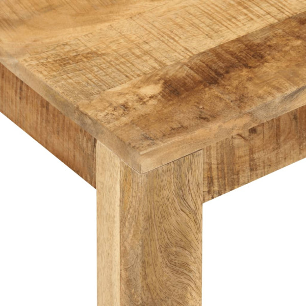 Mesa de centro de madera maciza de mango 55x55x35 cm M 5