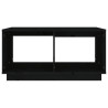 Mesa de centro madera maciza de pino negro 80x50x40 cm 5