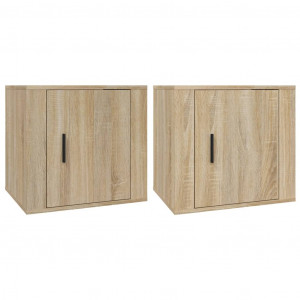 Mesas de cabeceira 2 pcs 50x39x47 cm cor carvalho sonoma H