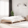 Cama empilhável 100x200 cm madeira de pinho maciça 1