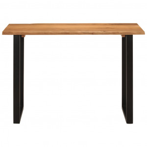 Mesa de comedor madera maciza de acacia 110x50x76 cm H