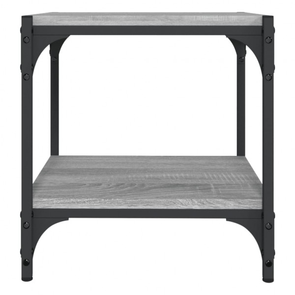 Mueble para TV contrachapada y acero gris Sonoma 40x33x41 cm M 5