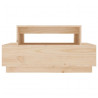 Mesa de centro 80x55x40.5 cm madeira de pinho maciça 5