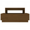 Mesa de centro madera maciza de pino marrón miel 80x55x40.5 cm 5