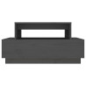 Mesa de centro madera maciza de pino gris 80x55x40.5 cm 5