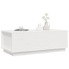 Mesa de centro 100x50x35 cm pinho maciço branco 4