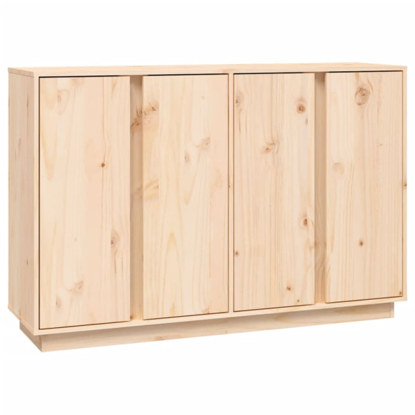 Aparador de madera maciza de pino 120x35x80 cm M 2