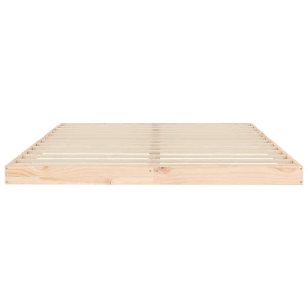 Estructura de cama madera maciza de pino 140x200 cm M 5