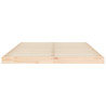 Estructura de cama madera maciza de pino 140x200 cm 5