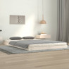 Estructura de cama madera maciza de pino blanco 120x200 cm 1