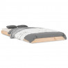 Estructura de cama madera maciza de pino 90x200 cm 2