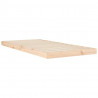 Estructura de cama madera maciza de pino 90x200 cm 4