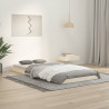 Estructura de cama madera maciza de pino blanco 90x200 cm 1