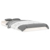 Estructura de cama madera maciza de pino blanco 90x200 cm 2