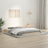 Estructura de cama madera maciza de pino 135x190 cm 1