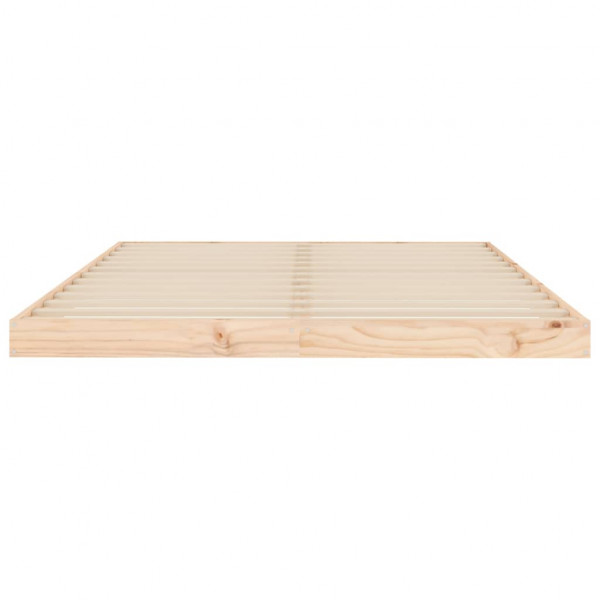 Estructura de cama madera maciza de pino 135x190 cm M 5