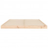 Estructura de cama madera maciza de pino 135x190 cm 5