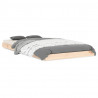 Estructura de cama madera maciza de pino 90x190 cm 2