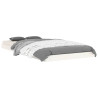 Estrutura de cama de solteiro 90x190 cm pinho maciço branco 3