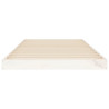 Estructura cama individual madera maciza pino blanco 90x190 cm 5