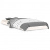 Estructura de cama madera maciza de pino blanco 75x190 cm 2