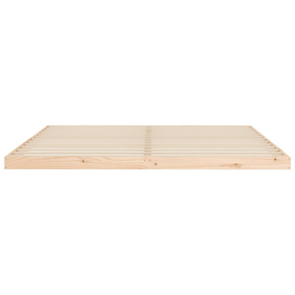 Estrutura de cama 200x200 cm madeira de pinho maciça M 5