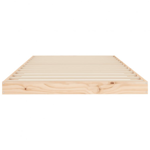Estrutura de cama 100x200 cm madeira de pinho maciça M 5
