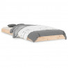 Estructura de cama madera maciza de pino 75x190 cm 2